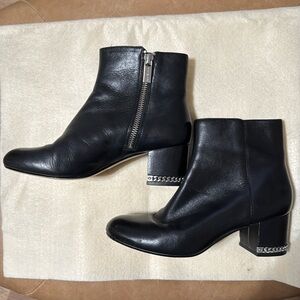 Michael Kors Leather Boots-Size 5